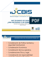 NAT en Banco de Sangre Costo o Sobrecosto DR B Camacho PDF