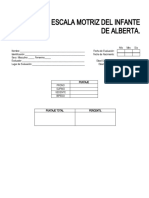 Escala Motriz Del Infante de Alberta