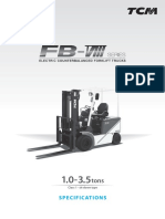 1.0-3.5tons Class 1 - sit-down type forklift specifications