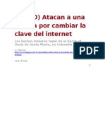 La Pagina - Atacan A Familia Por Cambiar La Clave de Internet