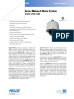 Spectra IV IP Series Network Dome System: Product Specification