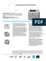 Laserjet Enterprise P3015N Printer: Reliable, High-Performance Laser Printing