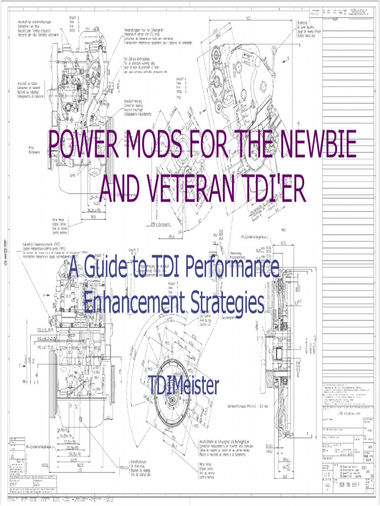 TDI Performance Enhancements PDF | PDF | Fuel Injection | Diesel Engine