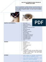 Protocolo de Traeculectomia