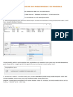 Cara mempartisi hard disk drive Anda di Windows 7 dan Windows 10