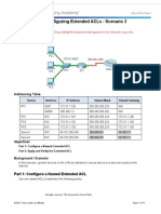 4.2.2.12 Packet Tracer - Configuring Extended ACLs Scenario 3 - ILM