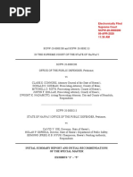 Initial Summary Report and Initial Recommendations of the Special Master