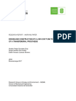 Design and Construction of A Low-Cost Functional Prototype of A Transfemoral Prosthesis