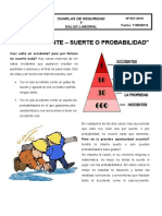 Casi Accidente, Suerte o Probabilidad 021