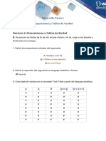 Ejercicio 2 - Tabla de Verdades