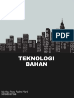 Teknologi Bahan (Arsitektur Semester 3)