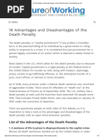 Реферат: Pros And Cons Of The Death Penalty