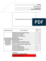 Lista de Chequeo Central Hidroelectrica