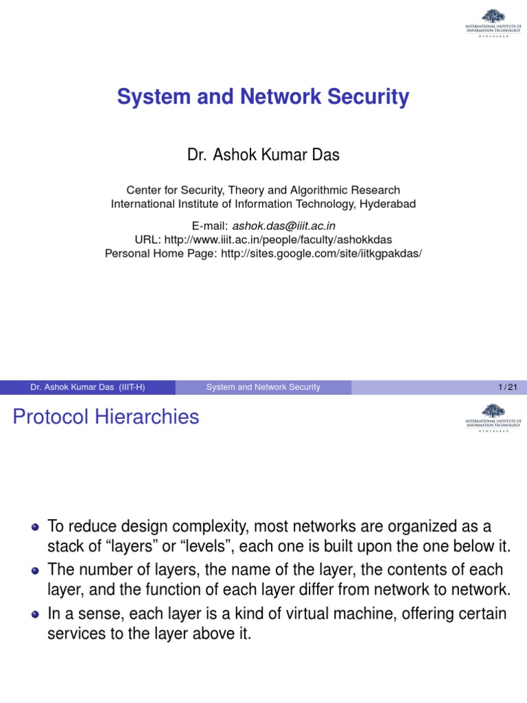 OSI Model and Network Security Overview | PDF | Osi Model | Computer ...