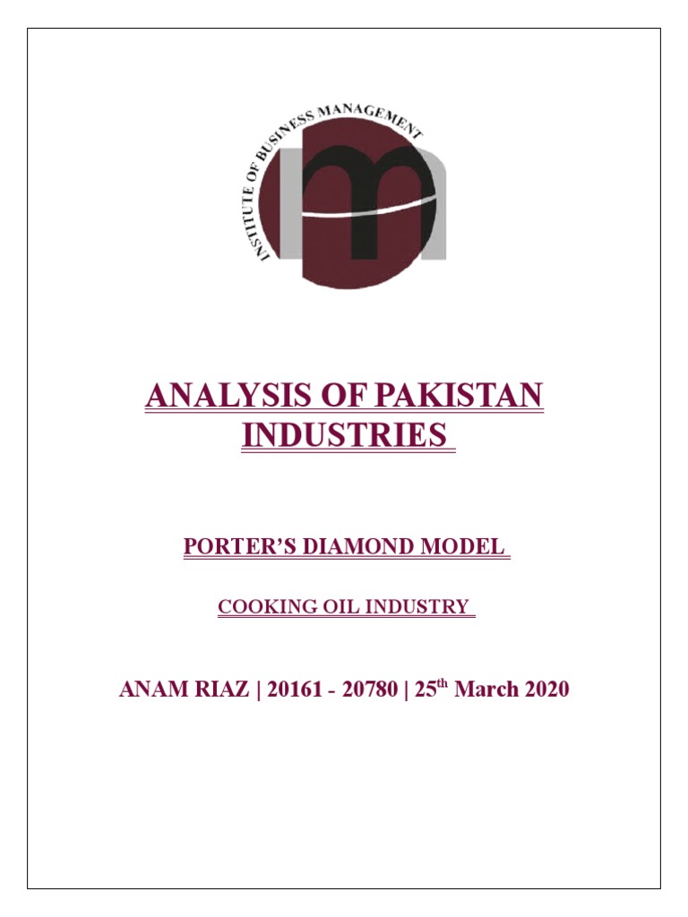 Anam Riaz - Api - 20780 | PDF | Vegetable Oil | Monopoly