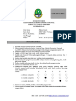 Prediksi Utama Soal USBN B. Sunda SMP 2018