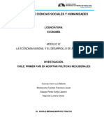 Chile Neoliberalismo Indice Sen Econometrico Cuevas Carro Luis Alberto UAM-X