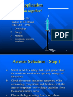 SURGE ARRESTOR SELECTION