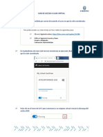 Guía de Acceso A Clase Virtual PDF