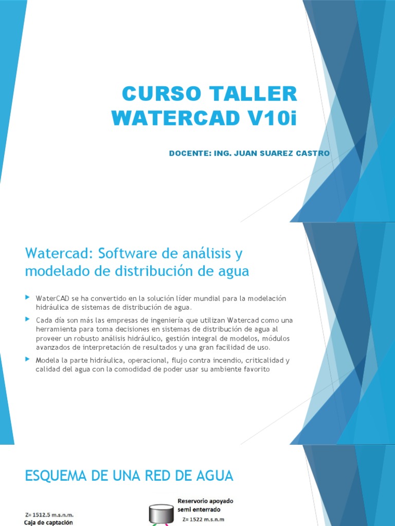 Curso Taller WaterCAD V10i | PDF