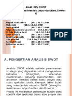 Analisis SWOT Kel. IV