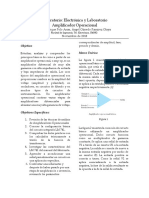 Informe Polo Ramirez Practica Amplificador Operacional LM 741 PDF