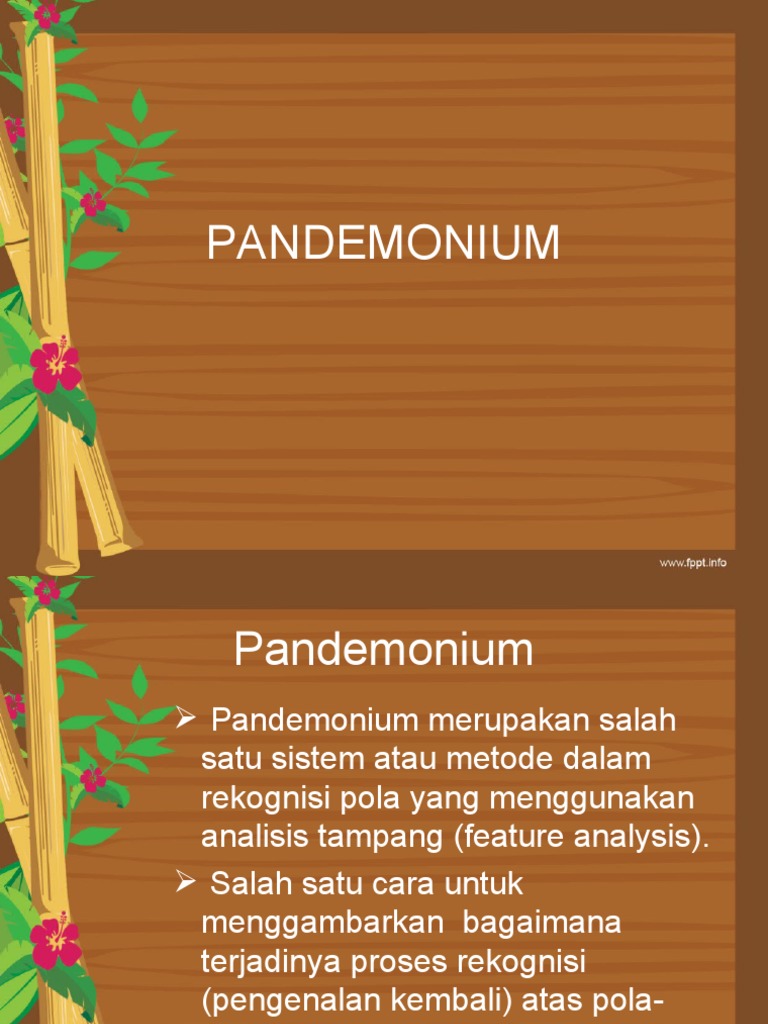 Model Pandemonium dalam Rekognisi Pola | PDF | Filsafat | Sains ...