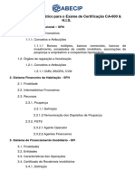 Certificação CA-600 & H.I.S. - Sistemas Financeiros Imobiliários