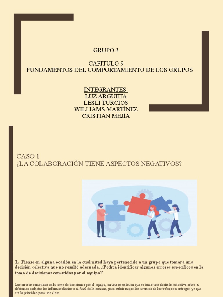 Capitulo 9 Fundamentos | PDF | Toma de decisiones | Comportamiento