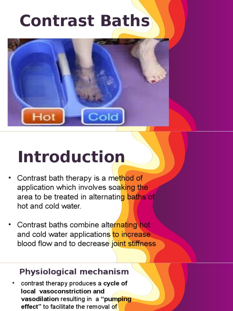 Contrast Bath MKK PDF Vasodilation Medical Specialties