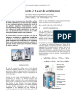 Calor de Combustion PDF