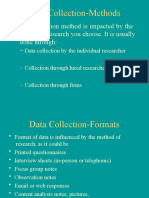 Data Collection-Methods