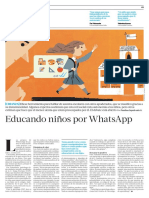 Educando niños por WhatsApp