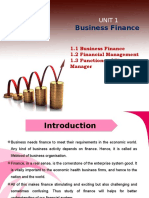 Financial MAnagement - CHP 1