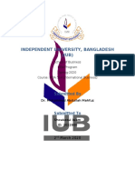 Independent University, Bangladesh (IUB) : Submitted by