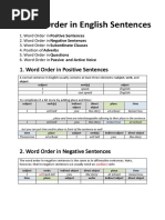 Word-Order-In-English - Vi2 PDF