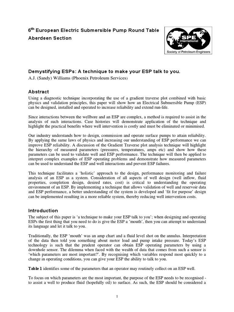 Optimizing ESP Performance with Analysis | PDF | Viscosity | Pump