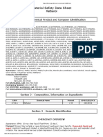 Material Safety Data Sheet: Section 1 - Chemical Product and Company Identification