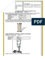 Constant Head Apparatus/Astm D2434 Aashto T215: Technical Specifation Model S