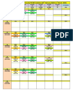 FIITJEE Vadodara Time Table Feb 24 - Mar 1