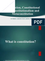 constitution, constitutional law, constitutionalism, meta constitution