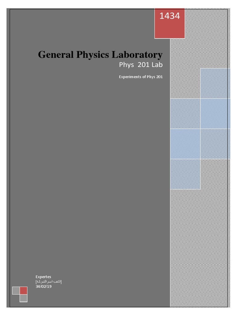General Physics Lab-281 | PDF | Observational Error | Force