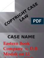 Copyright Case Laws