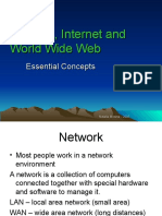 Network, Internet and World Wide Web