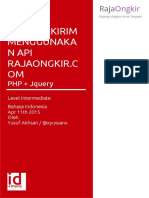 HITUNG ONGKOS KIRIM MENGGUNAKA N API RAJAONGKIR.C OM PHP + Jquery. Level Intermediate Bahasa Indonesia Apr 11th 2015 Oleh Yusuf Akhsan PDF