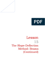 Kuliah Anstruk - 04 Displacement Methods The Slope Deflection Method Beam
