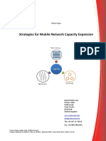 Strategies For Mobile Network Capacity Expansion: White Paper