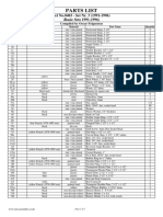 Parts List: Set No.0403 - Set Nr. 3 (1991-1996) (Basic Sets 1991-1996)