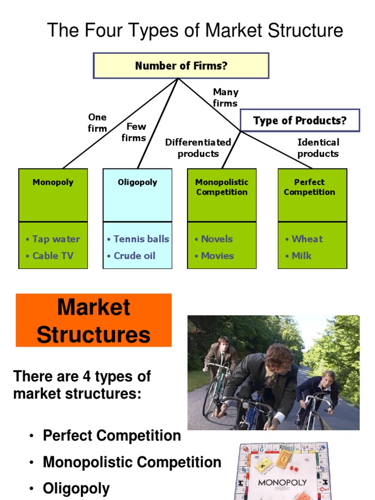The 4 Types of Market Structure PDF