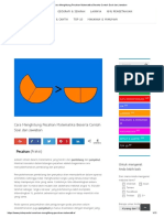 Cara Menghitung Pecahan Matematika Beserta Contoh Soal Dan Jawaban